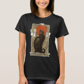 Black Cat, Alexandre Steinlen T-Shirt (Vorderseite)