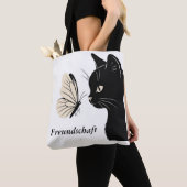 Black Cat and Butterfly Mysterious Tasche (Von Nahem)