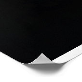 Black Cat And Her Three Kittens Poster (Ecke)