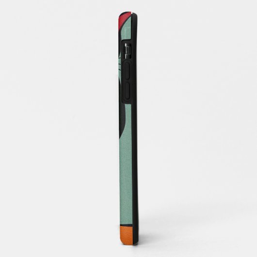 Black Cat Art Case-Mate iPhone Hülle (Hinten/Links)