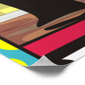 Black Cat Art, "Two Friends" Plakatdruck Poster (Ecke)