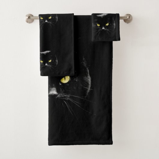 Black Cat Badehandtuch Set (Insitu)