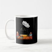 Black Cat Baking Because Murder Is Wrong Cat Lover Kaffeetasse (Links)