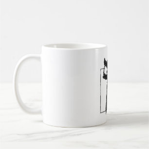 Black Cat Baseball Horror Halloween Kaffeetasse