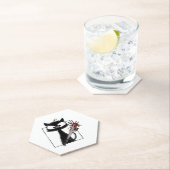 Black Cat Baseball Horror Halloween Untersetzer (Vor Ort)