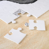 Black Cat Behind Pumpkin Puzzle (Seite)