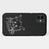 Black Cat benutzerdefiniertes iPhone Gehäuse Case-Mate iPhone Hülle (Rückseite (Horizontal))