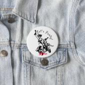 Black Cat Biker Babe Thunder_Cove Button (Beispiel)