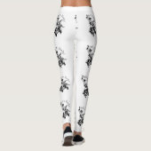 Black Cat Biker Babe Thunder_Cove  Leggings (Rückseite)