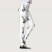 Black Cat Biker Babe Thunder_Cove  Leggings (Rechts)