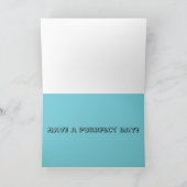 Black Cat Birthday Card Karte (Innenseite)