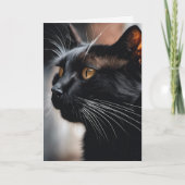 Black Cat Birthday Spaß Karte (Vorderseite)