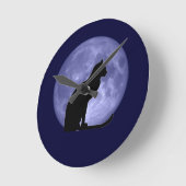 Black Cat Blue Moon Uhr (Winkel)