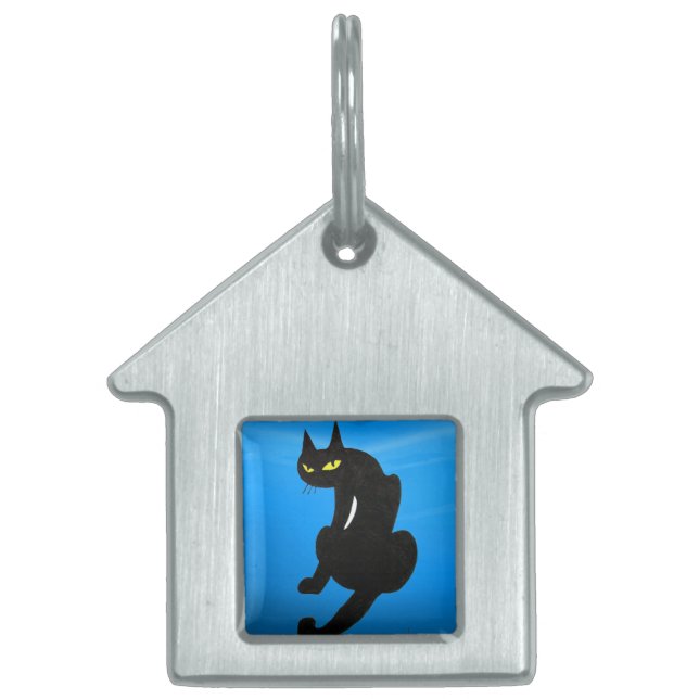 BLACK CAT ,Blue Saphir Tiermarke (Vorderseite)