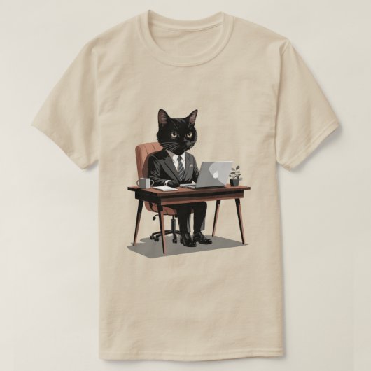 Black Cat BOSS T-Shirt (Design vorne)