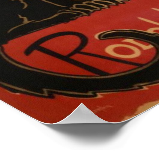 Black Cat Cafe Poster (Ecke)