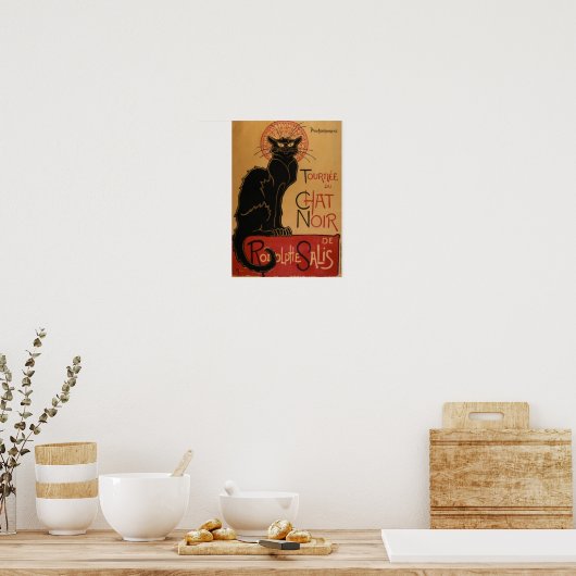 Black Cat Cafe Poster (Küche)