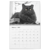 Black Cat Calendar Kalender (Feb 2027)