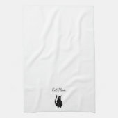 Black Cat Cartoon Best Pet Mama Geschirrtuch (Vertikal)