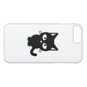 Black Cat Cartoon Case-Mate iPhone Hülle (Rückseite (Horizontal))