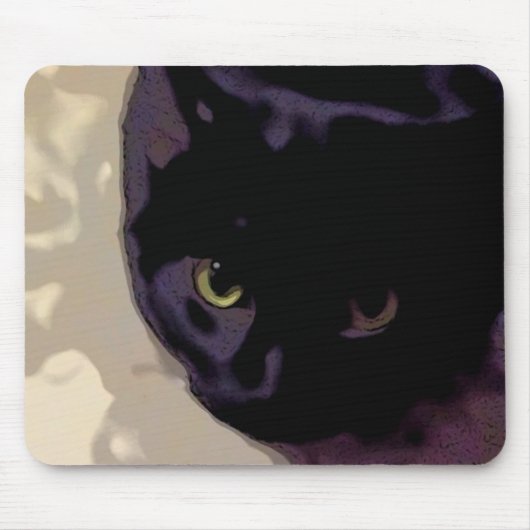 Black Cat Case Mousepad (Vorne)