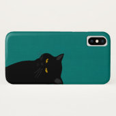 Black Cat Casemate iPhone x Fall Case-Mate iPhone Hülle (Rückseite (Horizontal))