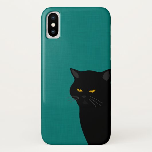 Black Cat Casemate iPhone x Fall Case-Mate iPhone Hülle (Rückseite)