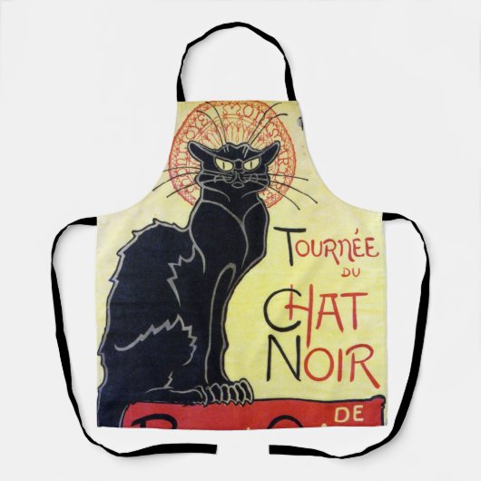 Black Cat (Chat Noir), Alexandre Steinlen Schürze (Vorderseite)