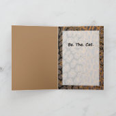 Black Cat Chillout Card Karte (Innenseite)