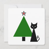 +{ black cat & christlich tree }+ einladung (Vorderseite)