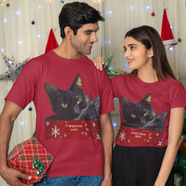 Black Cat Christmas 20XX Unisex T-Shirt