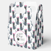 Black Cat Christmas Favor Box Geschenkschachtel (Geöffnet)