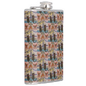 Black Cat Christmas Hip Flask Flachmann (Rechts)