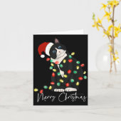 Black Cat Christmas Light Christmas Black Cat With Karte (Gelbe Blume)