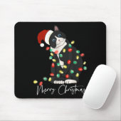 Black Cat Christmas Light Christmas Black Cat With Mousepad (Mit Mouse)