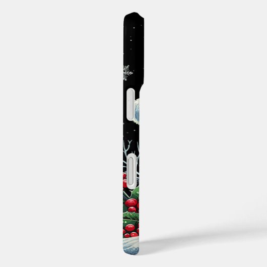 Black Cat Christmas Santa Hat Funny Meowy Cat Case-Mate iPhone Hülle (Rückseite / Rechts)