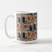 Black Cat Christmas Tasse (Links)