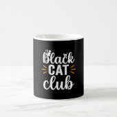 Black Cat Club Halloween-Design Kaffeetasse (Mittel)