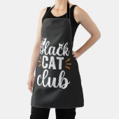 Black Cat Club Halloween-Design Schürze (InSitu)