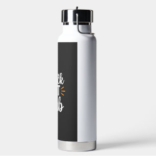 Black Cat Club Halloween-Design Trinkflasche