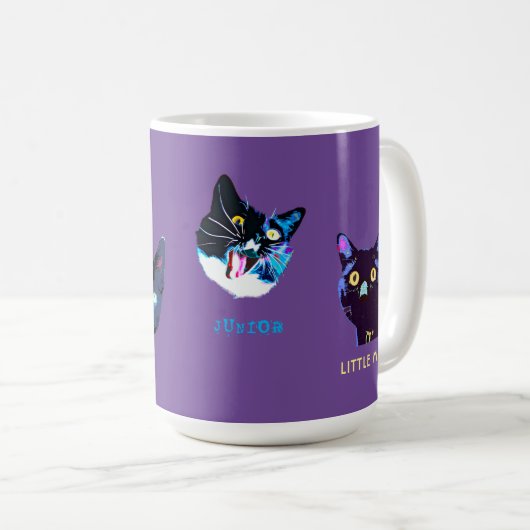 Black Cat Club Tasse (VorderseiteRechts)