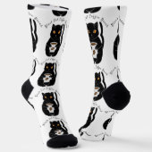 Black Cat Coffee Break Thunder_Cove Socken (Gewinkelt)