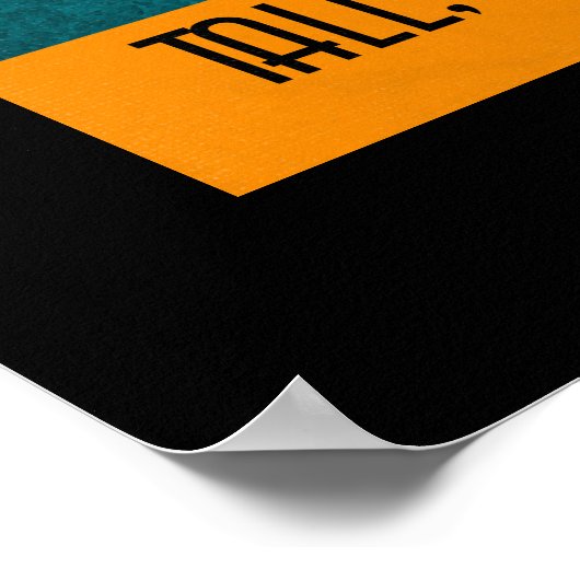 Black Cat Coffee Company Leinwand Poster (Ecke)