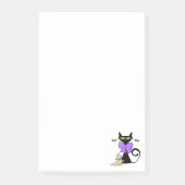 Black Cat Coffee Nature Notes Post-it Klebezettel (Vorderseite)