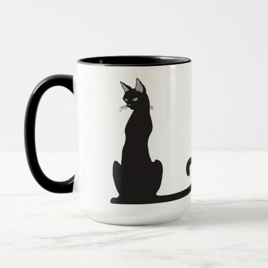 Black Cat Coffee Tasse (Links)