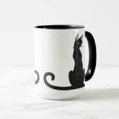 Black Cat Coffee Tasse (VorderseiteRechts)