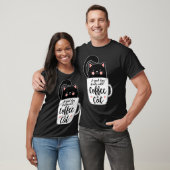 Black Cat Coffee Tasse Chat T-Shirt (Unisex)