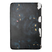 Black Cat Cuddle Badematte (Vorderseite Vertikal)