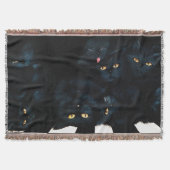 Black Cat Cuddle Decke (Vorderseite)