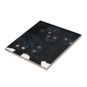Black Cat Cuddle Fliese (Seite)